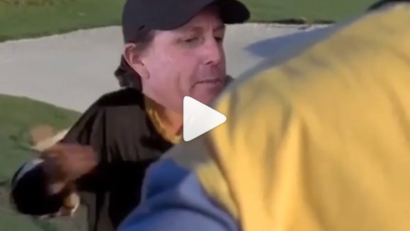 WATCH: The Happy Gilmore remake of Mickelson's moving ball incident!