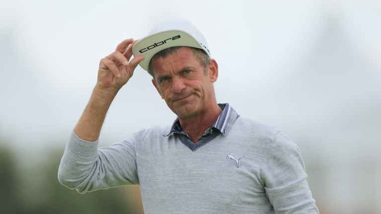 Former Ryder Cup star Jesper Parnevik TAKES OUT caddie on the Champions Tour