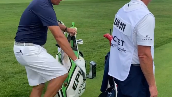 Phil Mickelson BENDS Bryson DeChambeau's 8-iron at Rocket Mortgage!