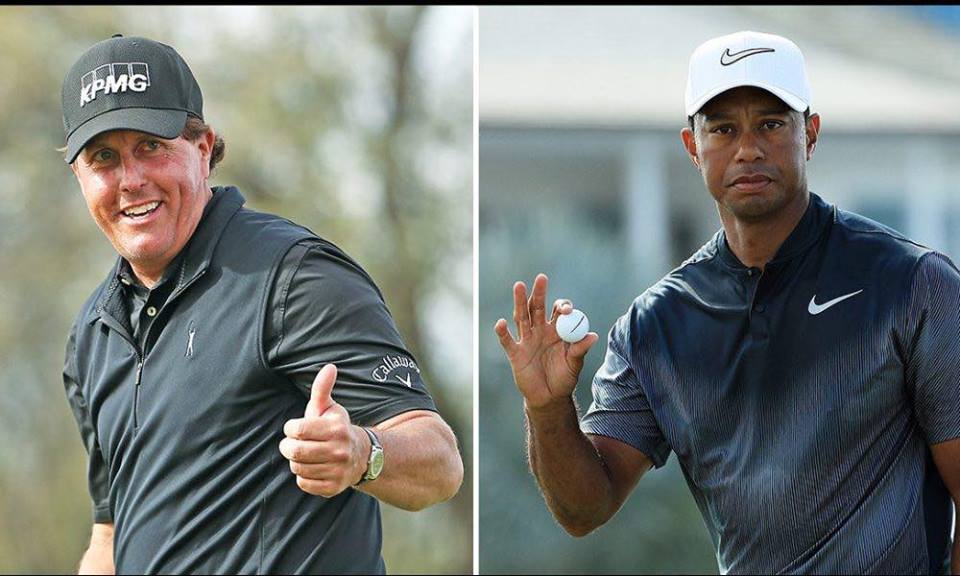 This Mickelson-Woods stat is potentially very freaky this week!