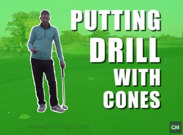 best putting drill with cones