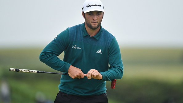 jon rahm slams putter on green at irish open
