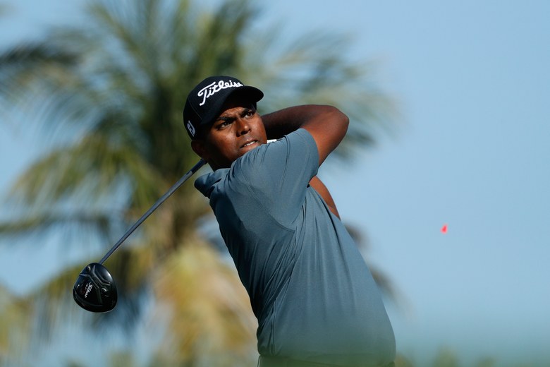 WATCH: The most bizarre ladies golf swing you'll ever see!