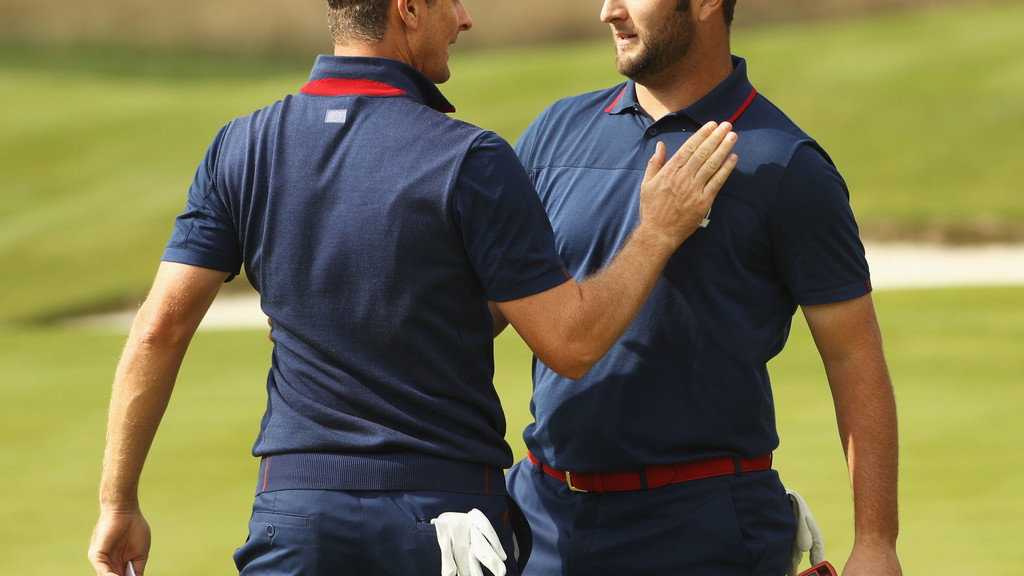 WATCH: Justin Rose BURNS Jon Rahm during BMW PGA Championship