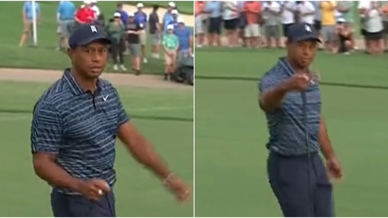 WATCH: Tiger Woods snaps at camera operator during PGA Championship