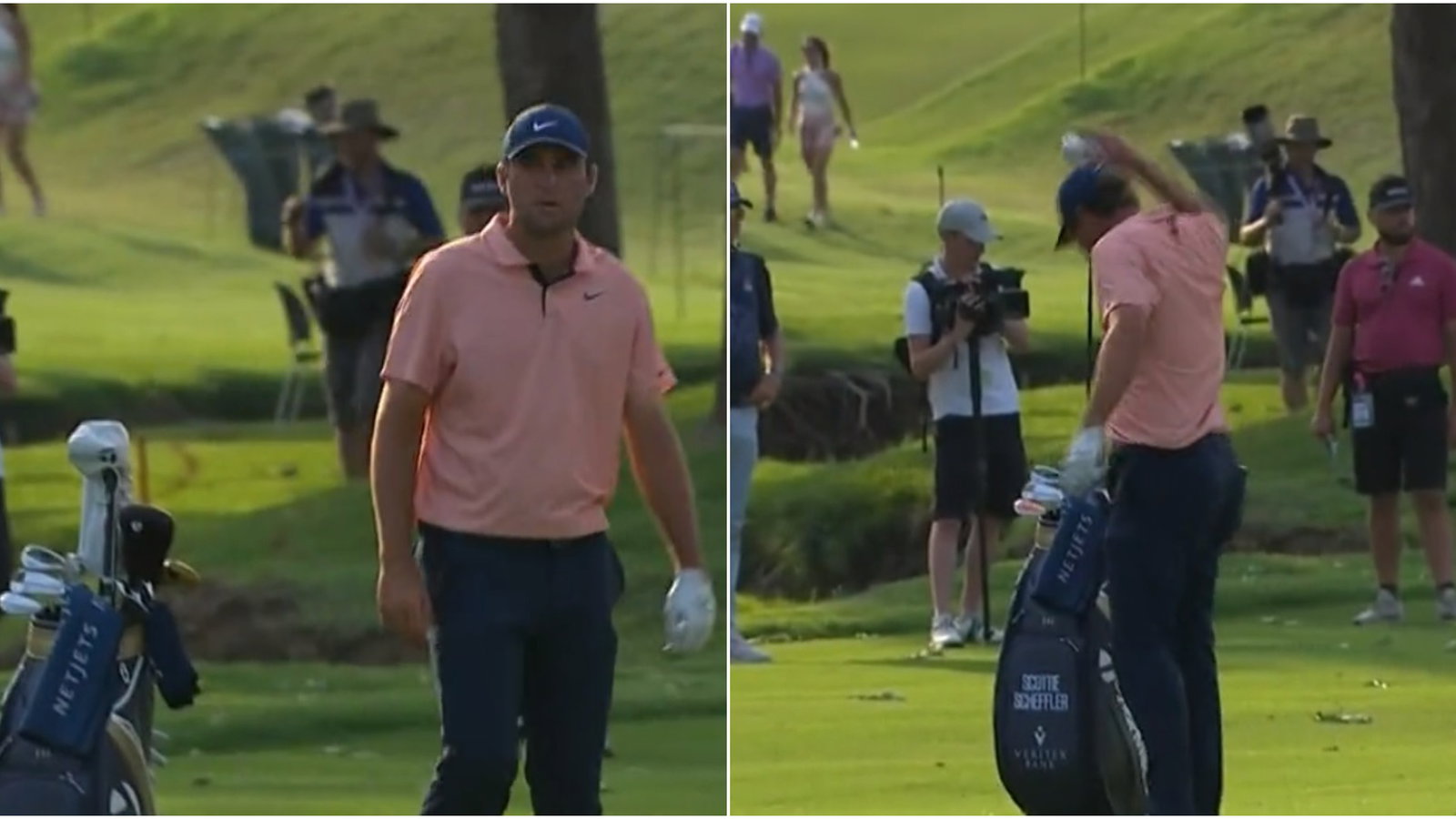 WATCH: Scottie Scheffler has temper tantrum at PGA Championship