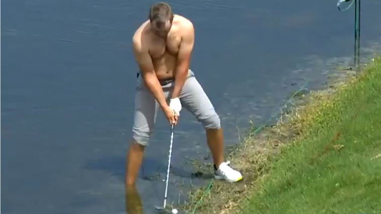 PGA Tour player hits shot TOPLESS during Honda Classic first round