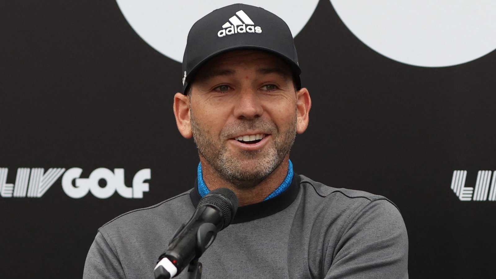 Sergio Garcia smiles when asked about PGA Tour bans: "It doesn't bother me"