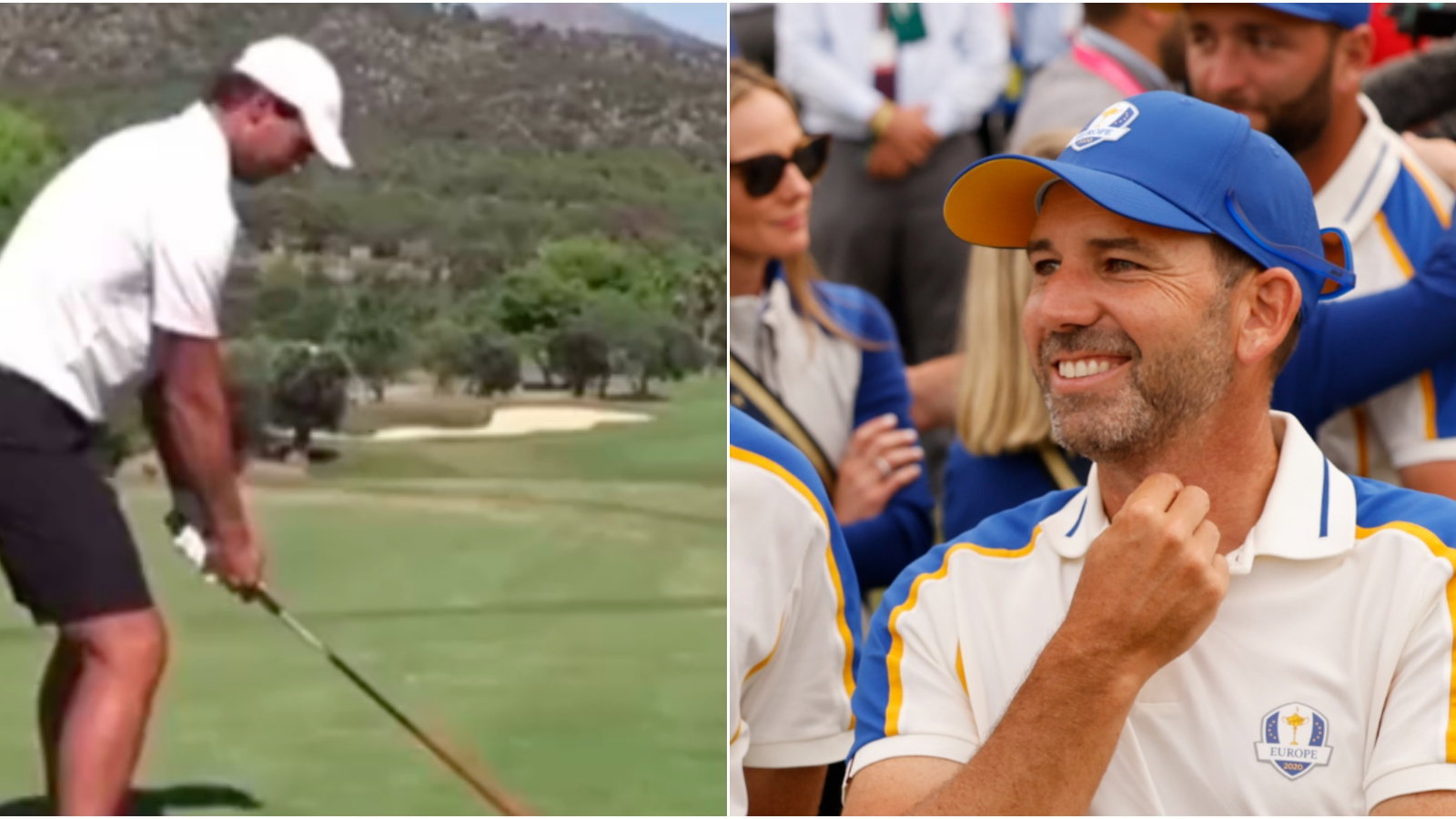 Rafael Nadal golf swing: Golf fans RIDICULE and Sergio Garcia offers his opinion