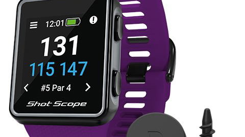 SHOT SCOPE V3 GPS GOLF WATCH AND GAME TRACKER