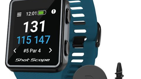 SHOT SCOPE V3 GPS GOLF WATCH AND GAME TRACKER