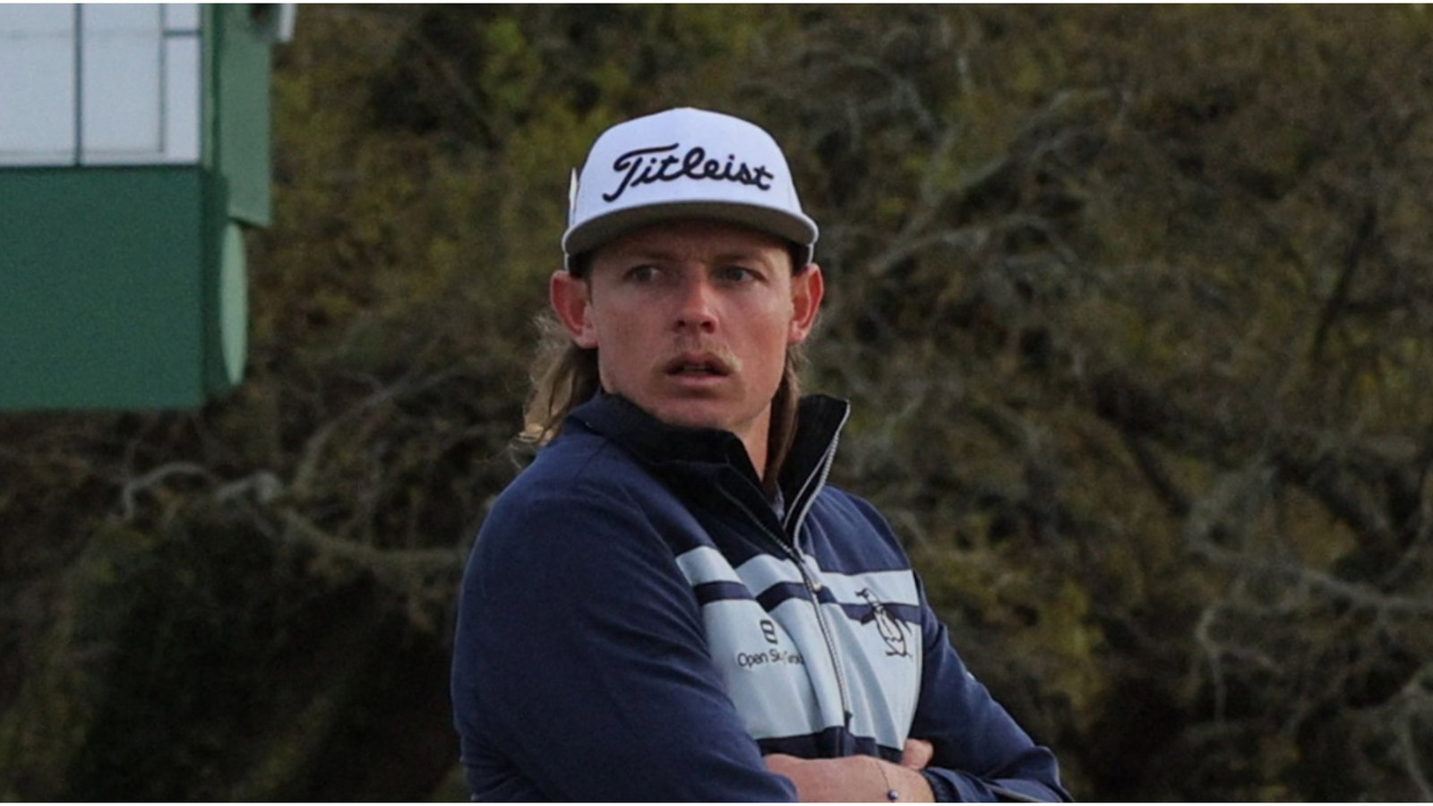 Cameron Smith reacts to his implosion on Augusta's 12th at The Masters