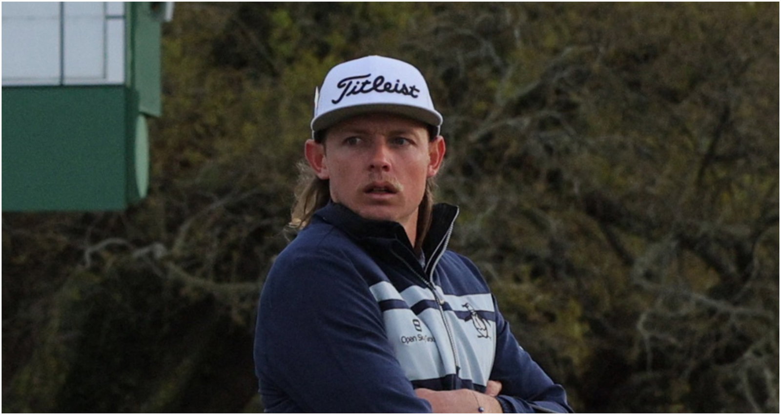 Cameron Smith reacts to his implosion on Augusta's 12th at The Masters