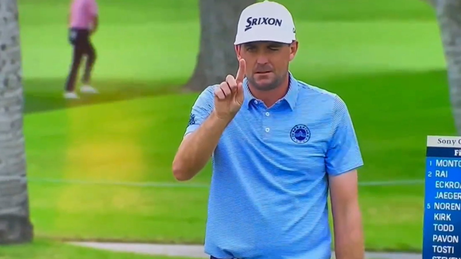 PGA Tour pro relieves himself against tree on live TV at Sony Open