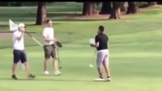 WATCH: Golfer loses his match then TAKES IT ALL OUT on his putter!