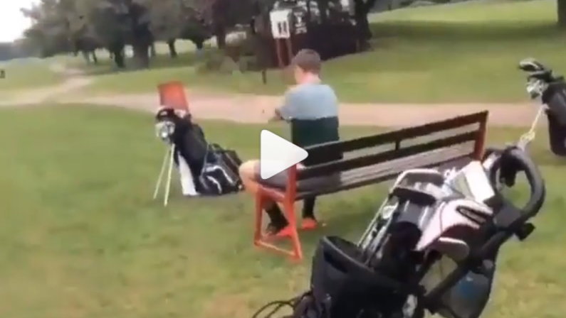Golfer throws epic strop after his new driver apparently doesn't work!