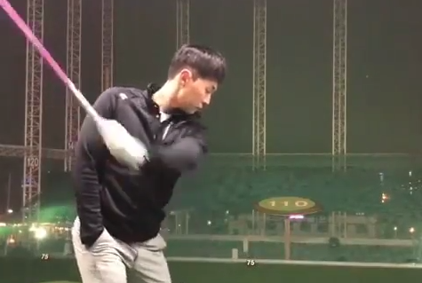 Baby hospitalised after being struck in eye by golf ball