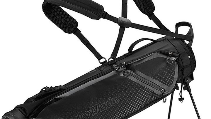 TAYLORMADE 2020 QUIVER GOLF PENCIL STAND BAG - BLACK