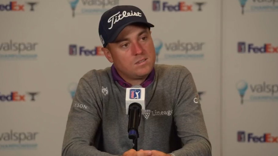 Reporter's question has PGA Tour star Justin Thomas thinking: "Not fair to say"