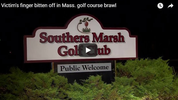 Golfer bites off another golfer's thumb in foursomes brawl shocker! 