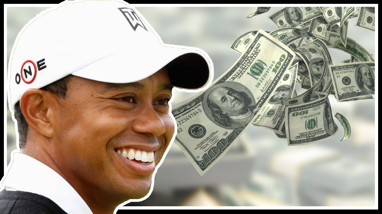 how much has tiger woods earned in each US state on the pga tour