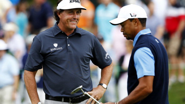 Phil Mickelson asking for "shot a side" in Tiger Woods PPV money match