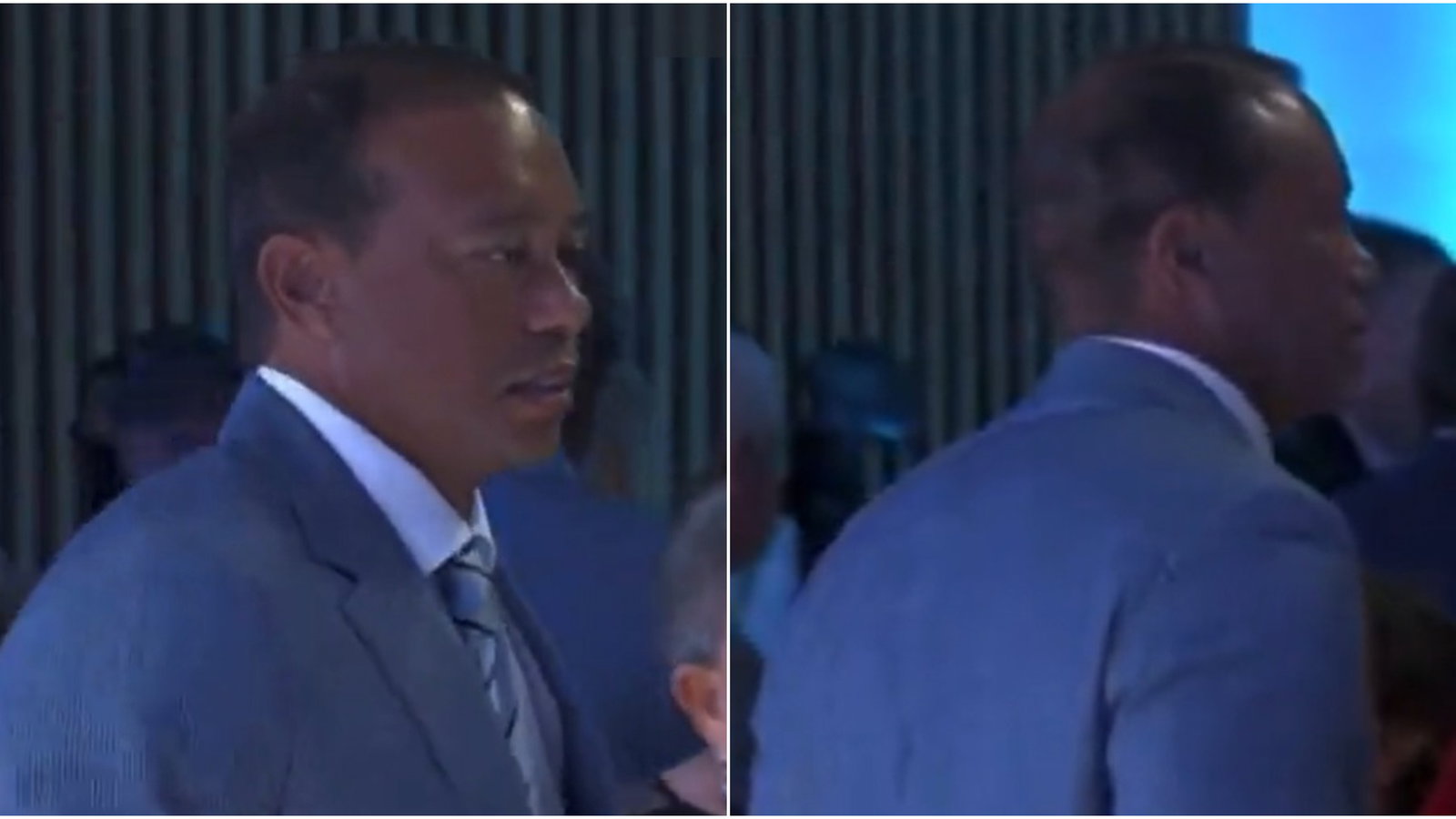 WATCH: Tiger Woods SMACKS Davis Love's bum at HoF ceremony