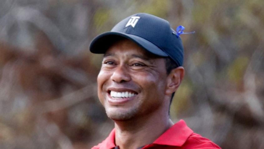 Tiger Woods spotted in LA wearing an hilarious (we think) Christmas gift
