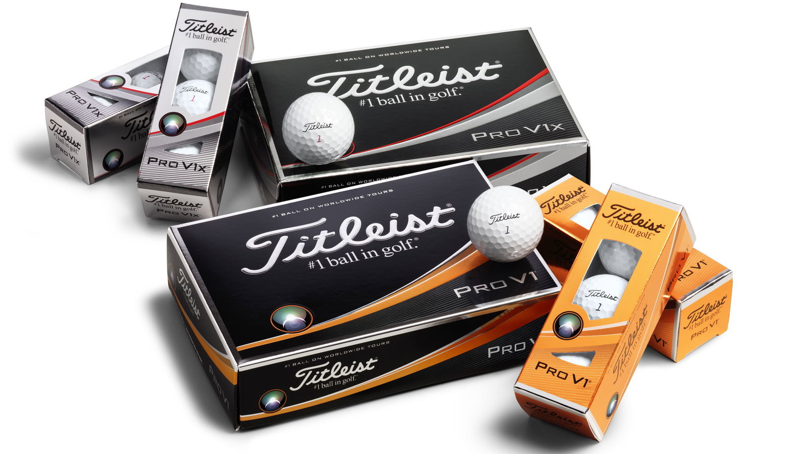 titleist pro v1 and pro v1x golf balls 2017 