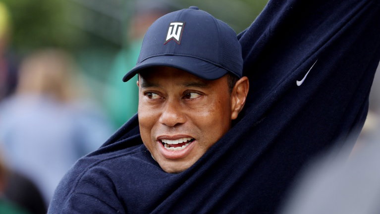 Tiger Woods touches down in Tulsa ahead of US PGA preparation