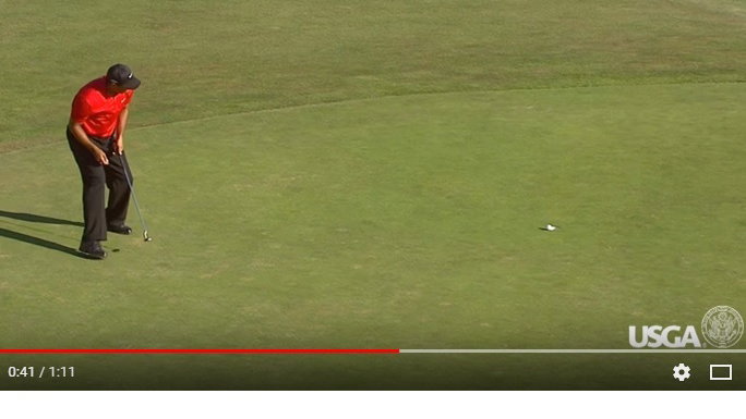 Tiger Woods' magic moment at the 2008 US Open