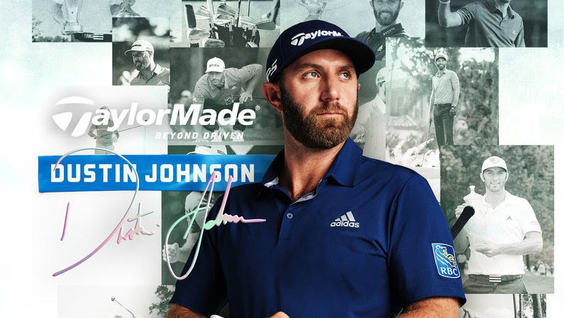 Dustin Johnson signs contract extension with TaylorMade Golf