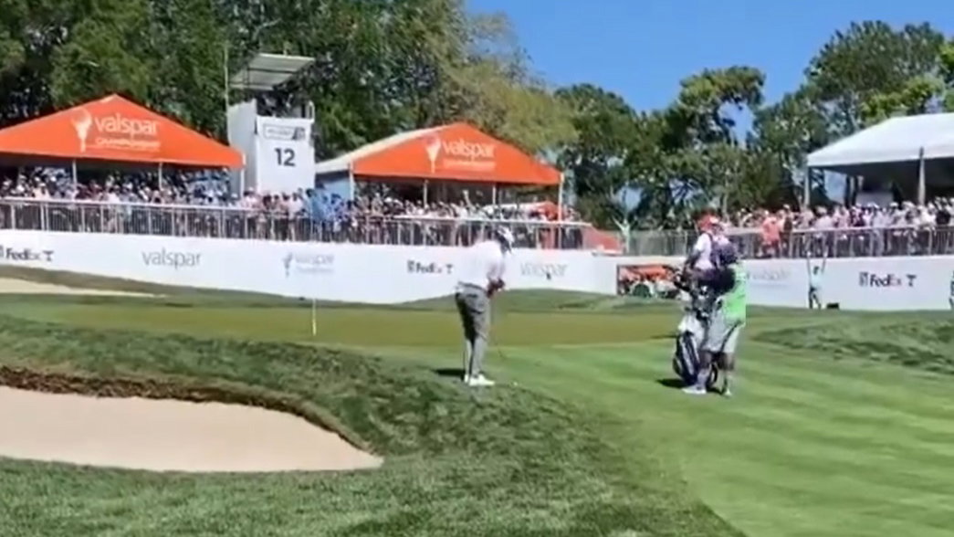 PGA Tour pro, caddie and fans fuming with spectator who yelled out in backswing