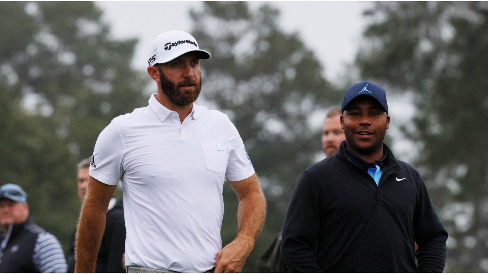 Masters rookie: "Until my caddie starts hitting them, he can have more say"