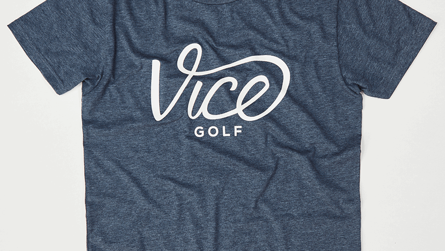 VICE LOGO T-SHIRT DARK BLUE