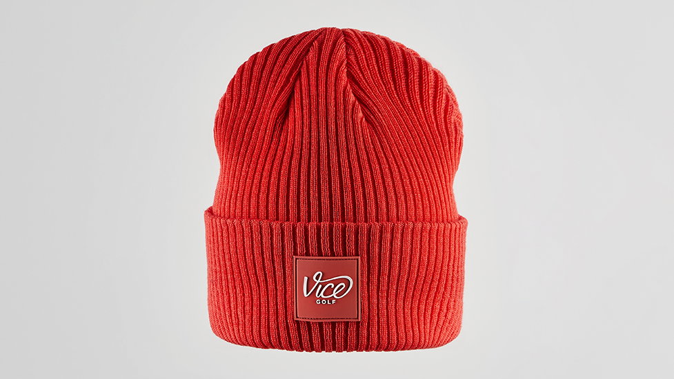 VICE BEANIE RIBBED CORAL