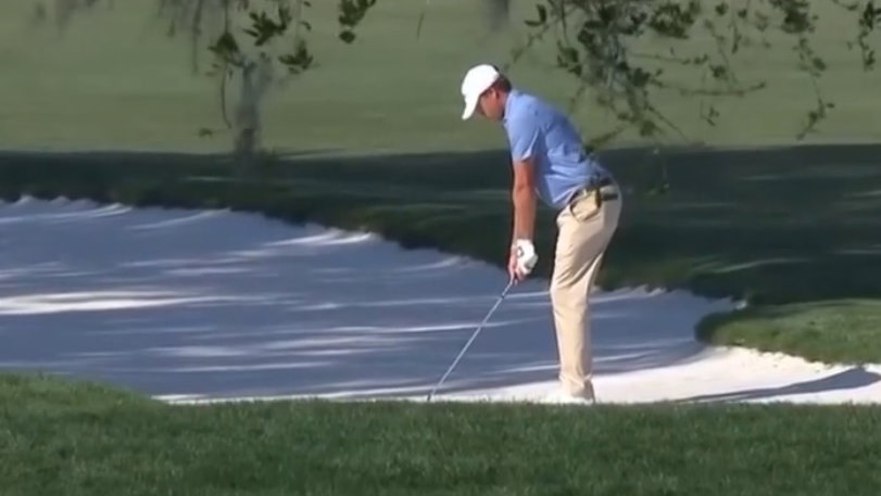WATCH: Nick Watney skims ball across water | THIS IS INCREDIBLE!