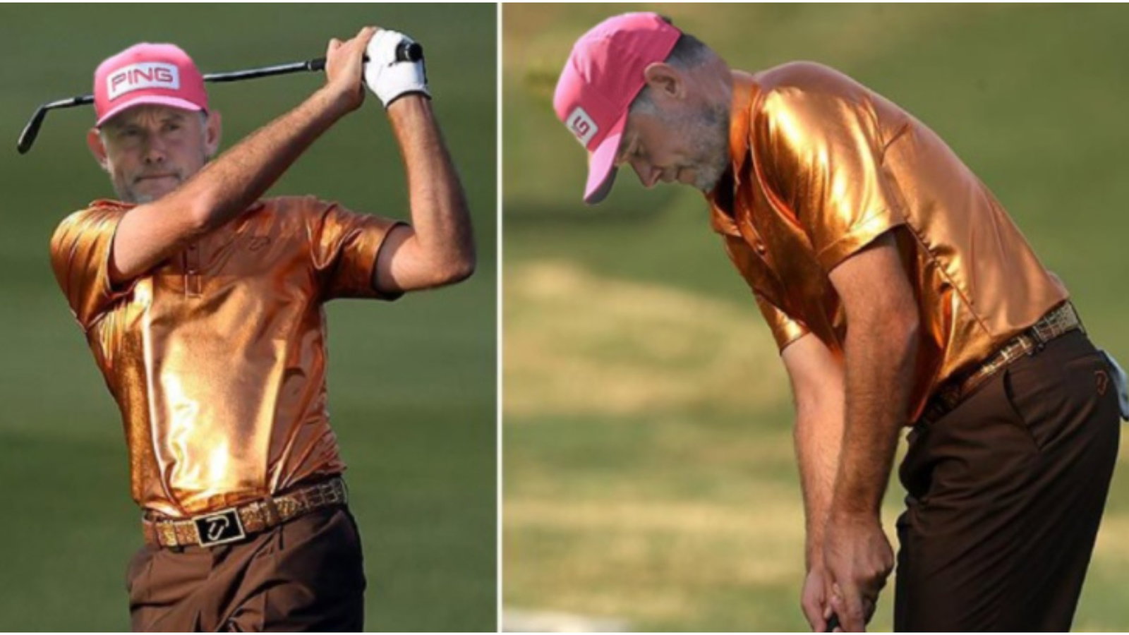 Will Lee Westwood get to wear Ian Poulter's famous gold lamé shirt? 