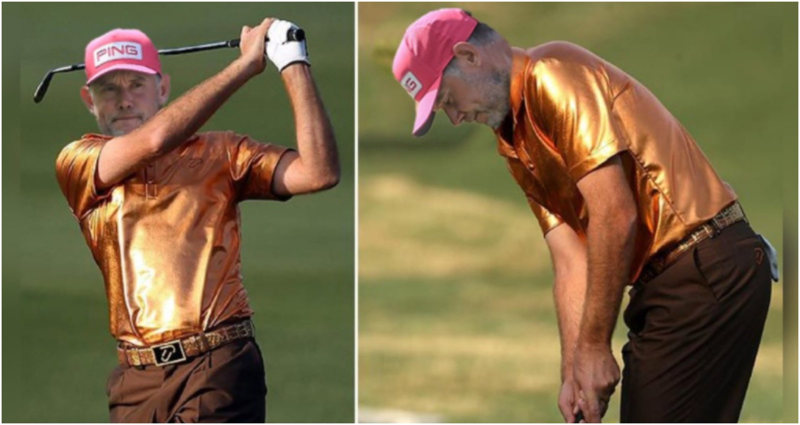 Will Lee Westwood get to wear Ian Poulter's famous gold lamé shirt?