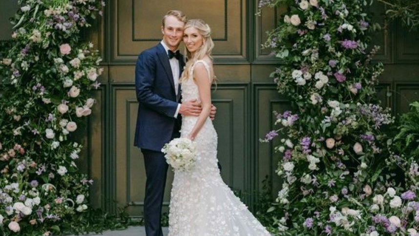 PGA Tour star Will Zalatoris gets married to "best friend" Caitlin Sellers