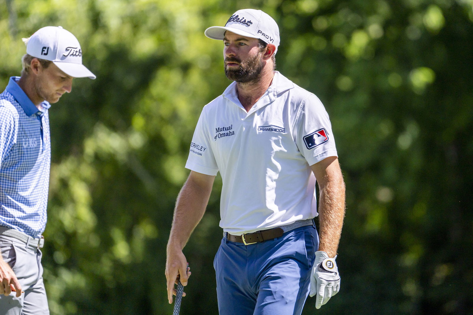 Taylor Pendrith leads Tony Finau at the Rocket Mortgage Classic