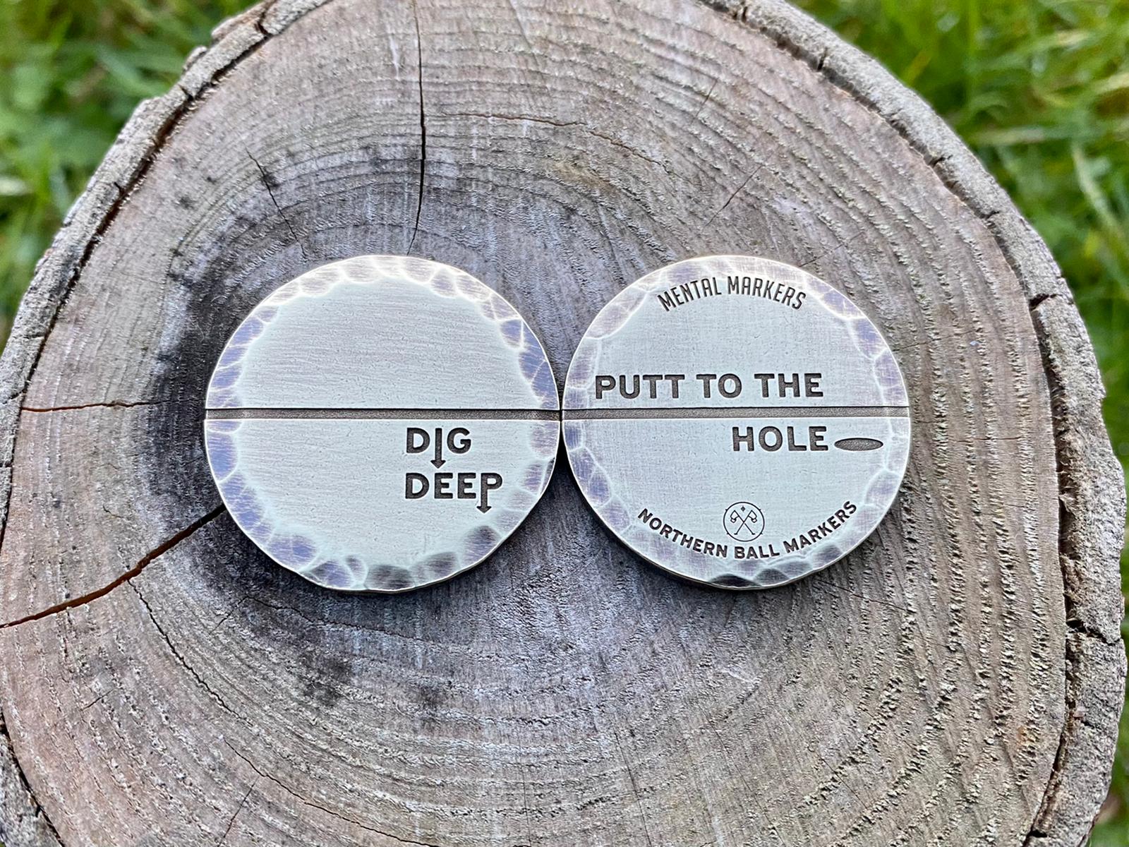 Mental Markers: the ball markers that spread positive energy on the greens