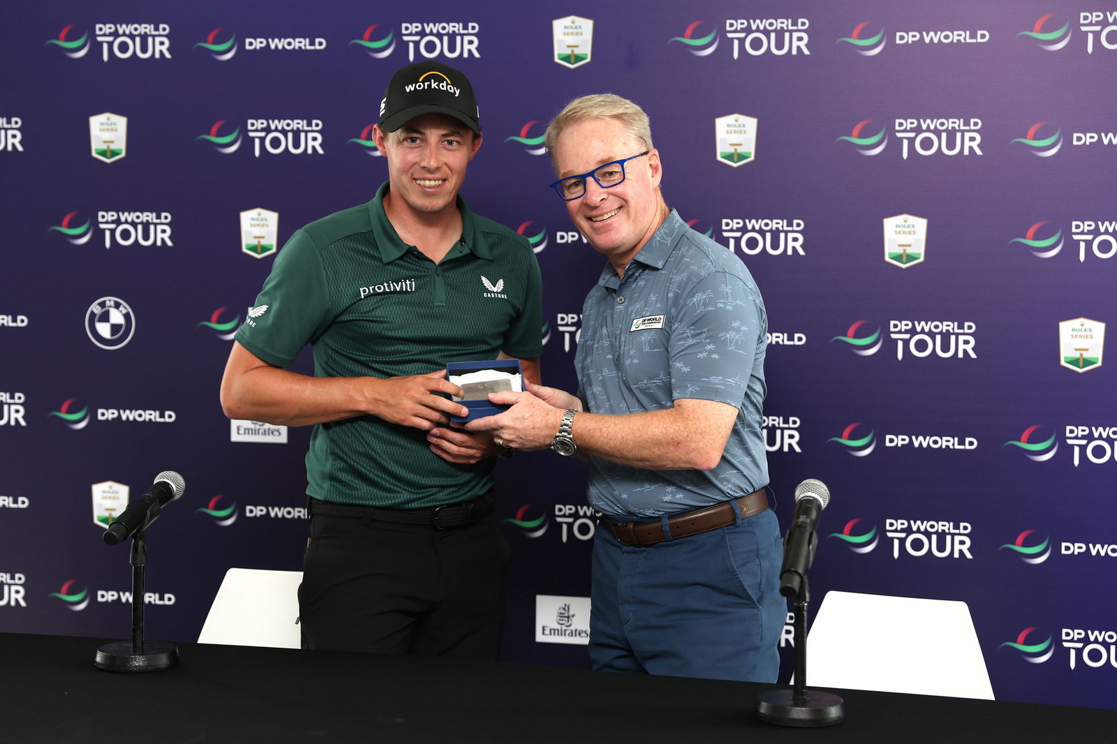 Jon Rahm and Matt Fitzpatrick receive DP World Tour Honorary Life Membership
