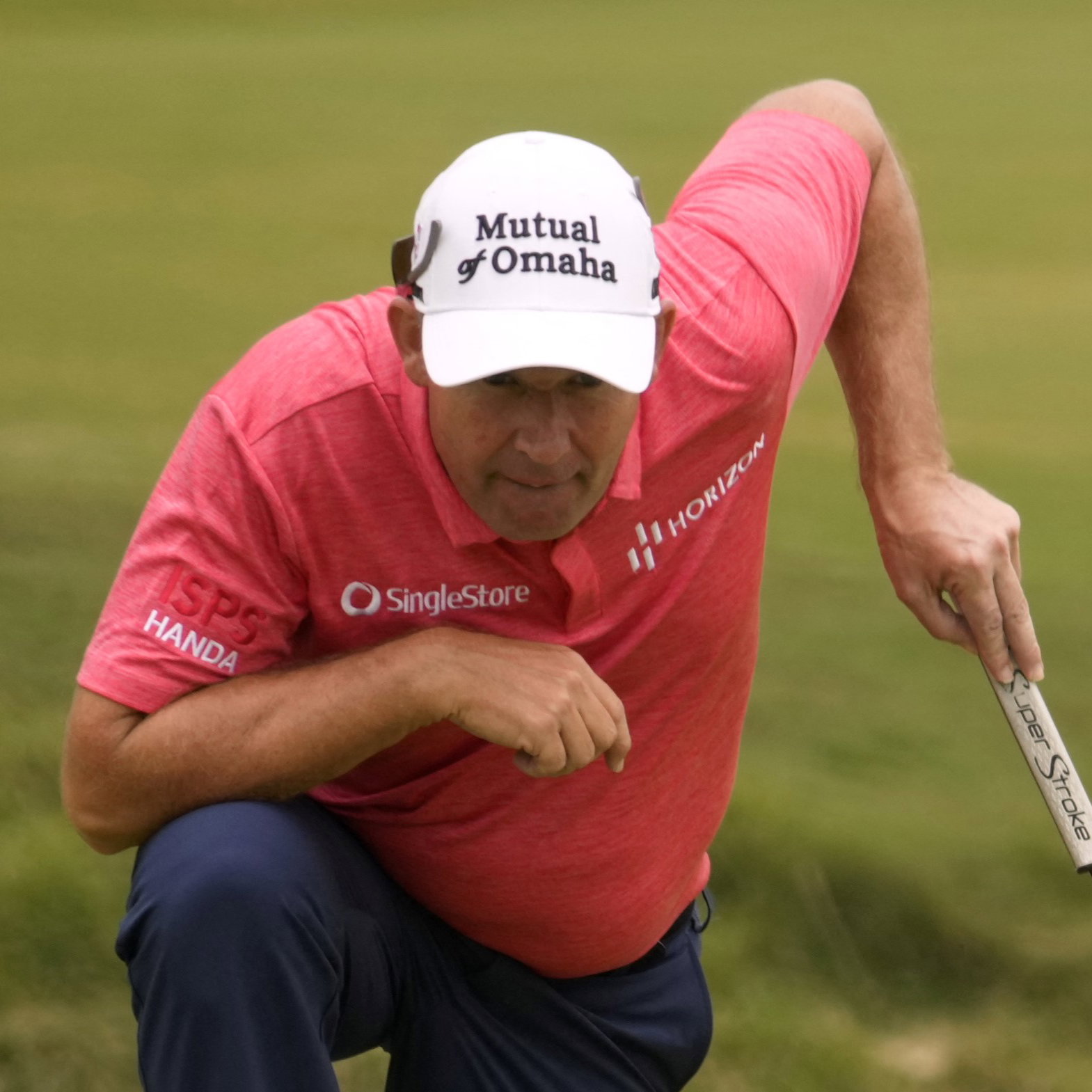 Padraig Harrington argues with golf reporter at US Senior Open