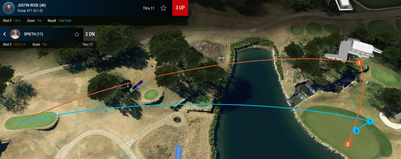 WATCH: Jordan Spieth gets up and down in ridiculous fashion after WILD tee shot
